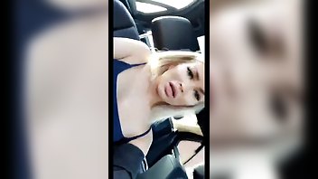 Layna Boo Public In Car Vib Orgasm Snapchat Premium Porn Videos