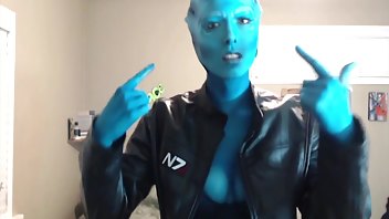 Tigger Rosey Asari Cosplay Mass Effect Show Xxx Porn Videos