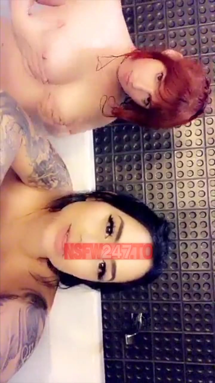 Amber Dawn with Cassie Curses bathtub show snapchat premium porn videos