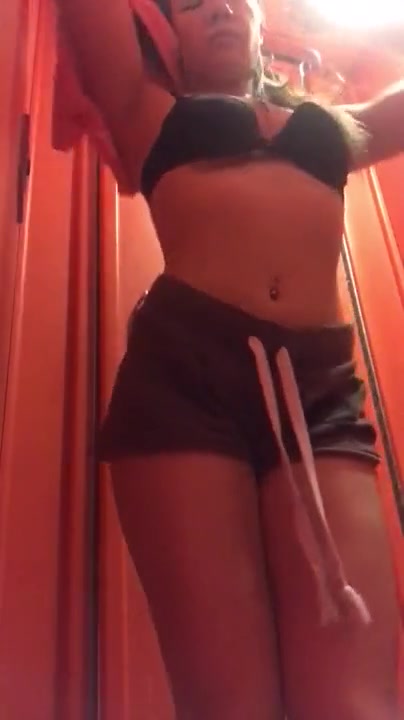Alison Rey getting naked changing room - OnlyFans free porn