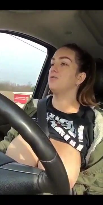 Lee Anne boobs flashing car while driving snapchat free