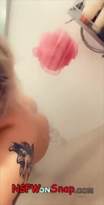 Softerroses shower video snapchat free