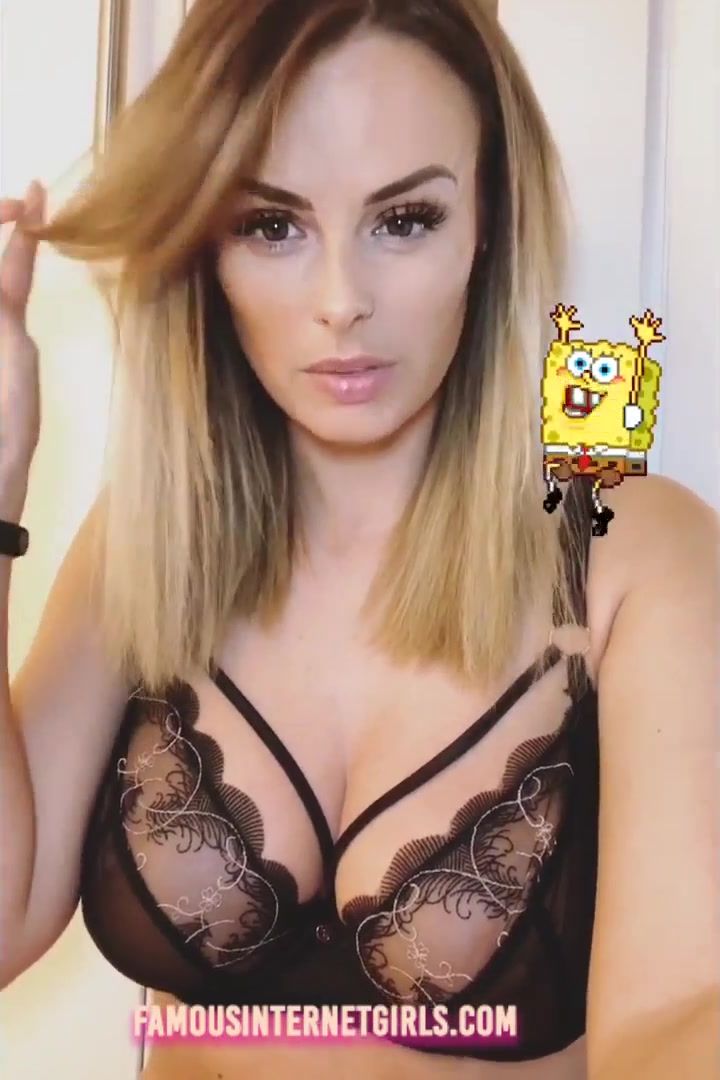 rhian sugden nude video lingerie model