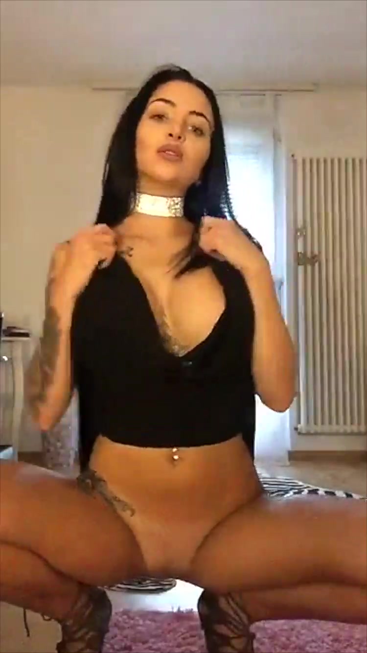 Celine Centino sexy black skirt striptease snapchat premium 2018/07/22 porn videos