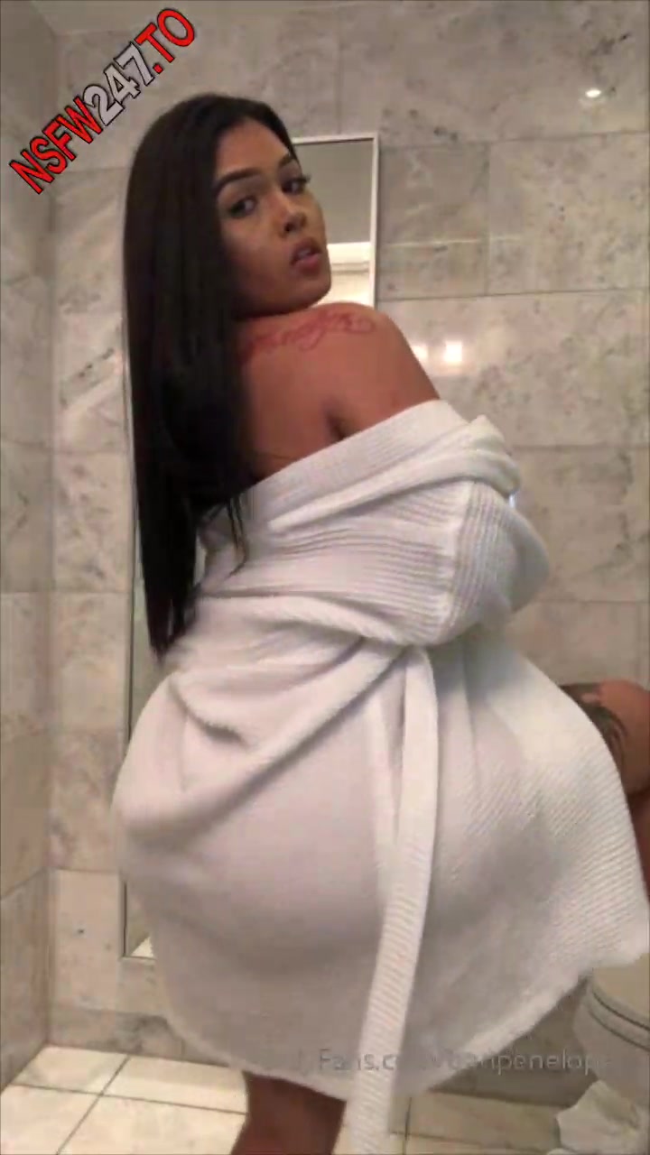 Bad Penelope before shower teasing you porn videos