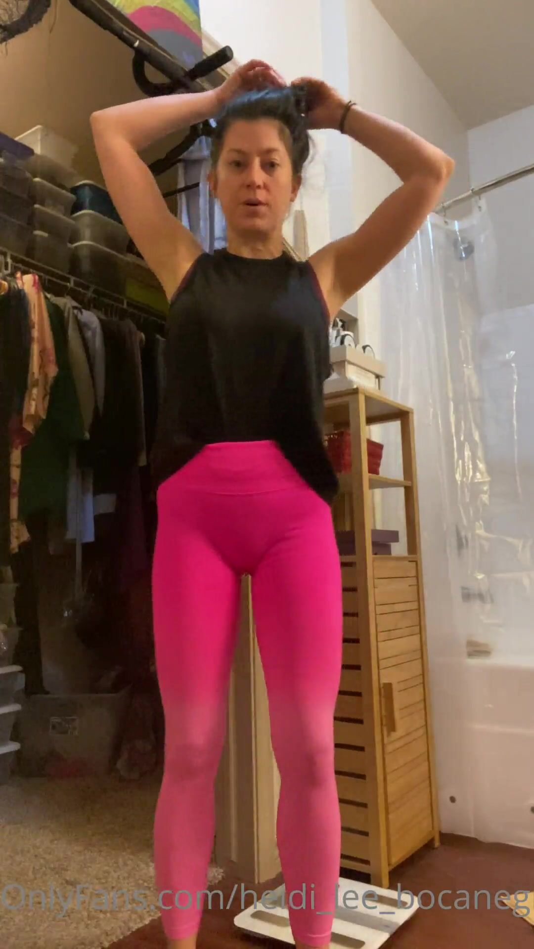 heidi lee bocanegra camel toe pink pants