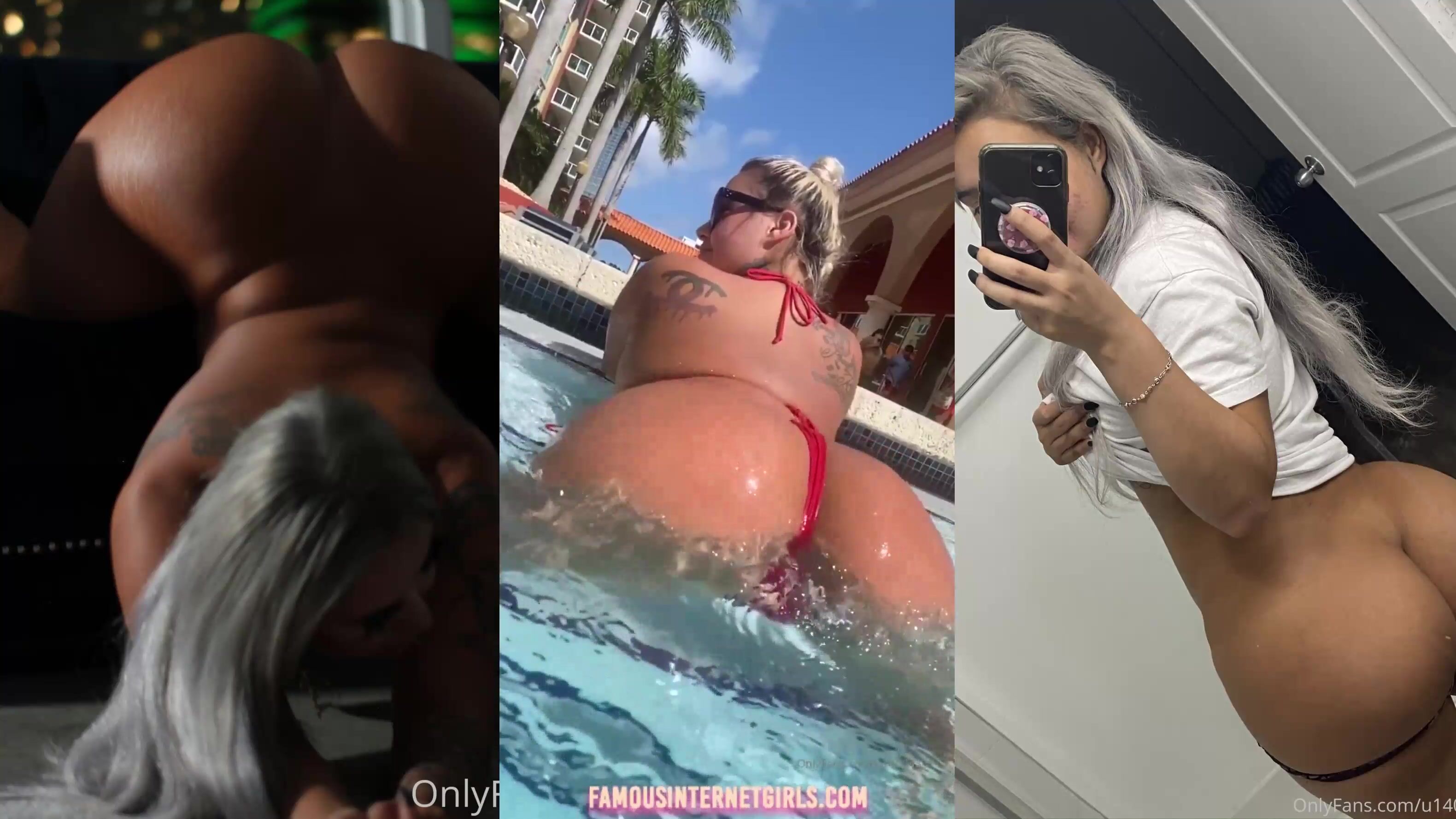 kokonut kitty lingerie topless tease & russian cream pool big ass twerk onlyfans insta leaked videos xxx