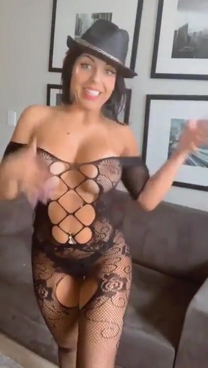 ana lopes see thru lingerie