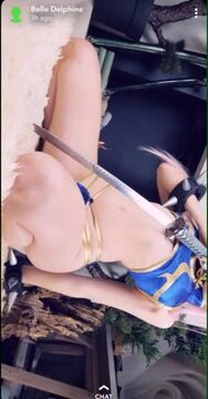 Belle Delphine Nude Chun Li Cosplay XXX Videos!