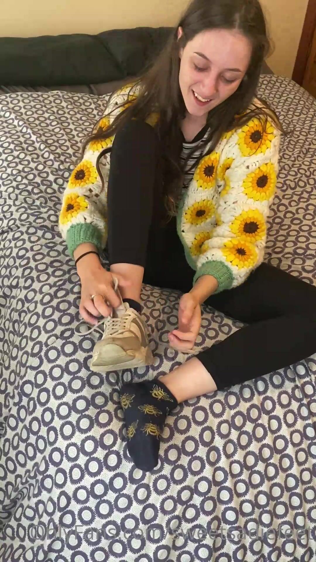 sweetsadiefeet i bet you wished you could smell these pretty socks onlyfans xxx videos