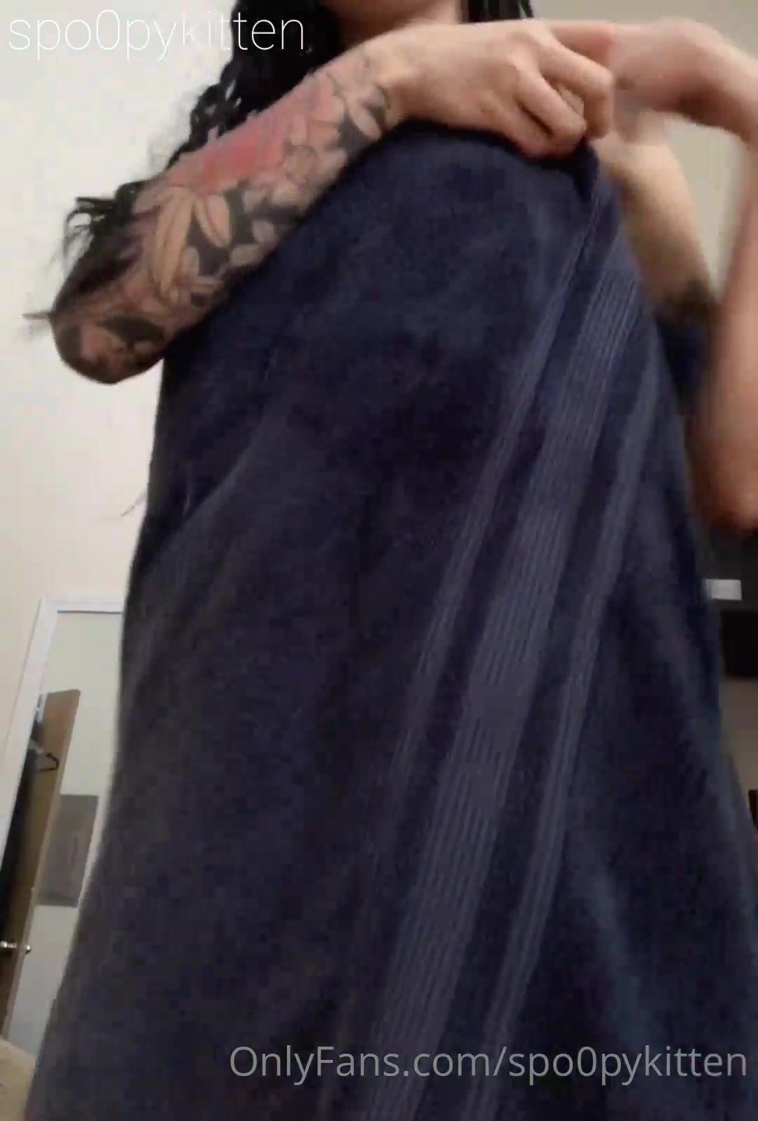 spo0pykitten fresh out of the shower onlyfans leaked video