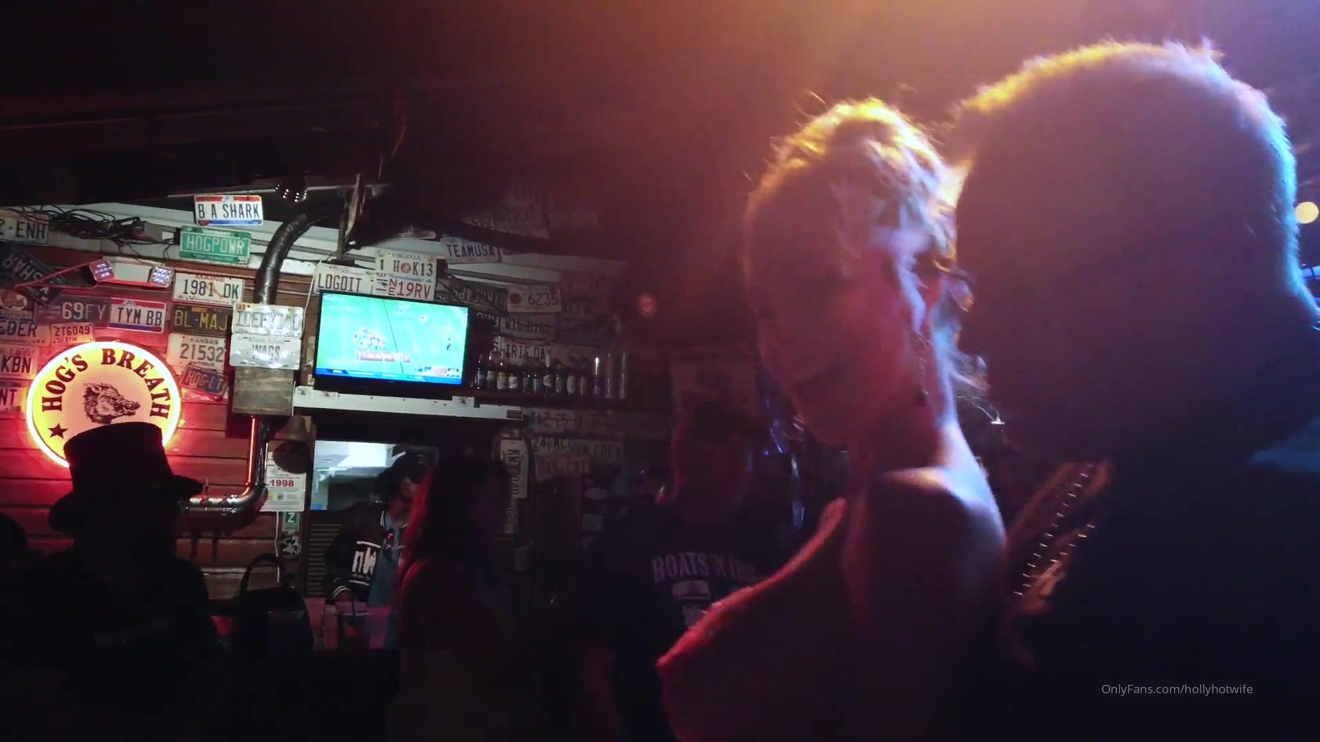 hollyhotwife vid footage from fantasy fest dancing half naked at the bar w/ everyone onlyfans xxx videos