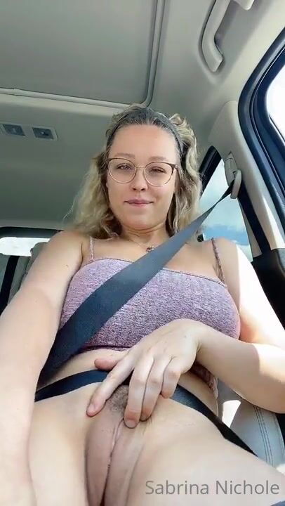 sabrina nichole leaked pussy & tits teasing in the car xxx videos leaked