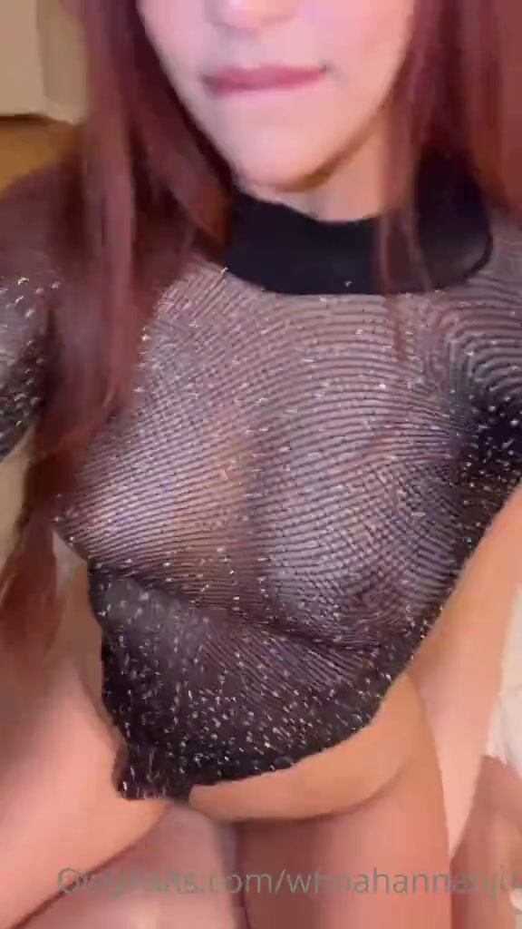 Hannah Jo Fishnet Bodysuit Sex Tape