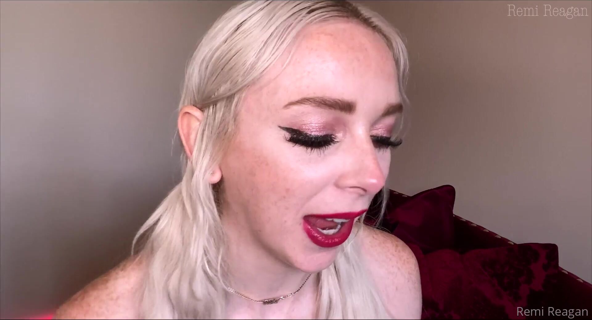 Remireagan Face Fetish Joi Student Seduces Professor w Red Lipstick &  Lollipop On Facetime xxx onlyfans porn videos