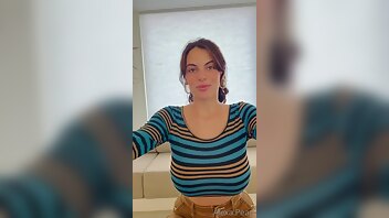 Alexa Pearl striped shirt step brother pov blow job and boobs fucking