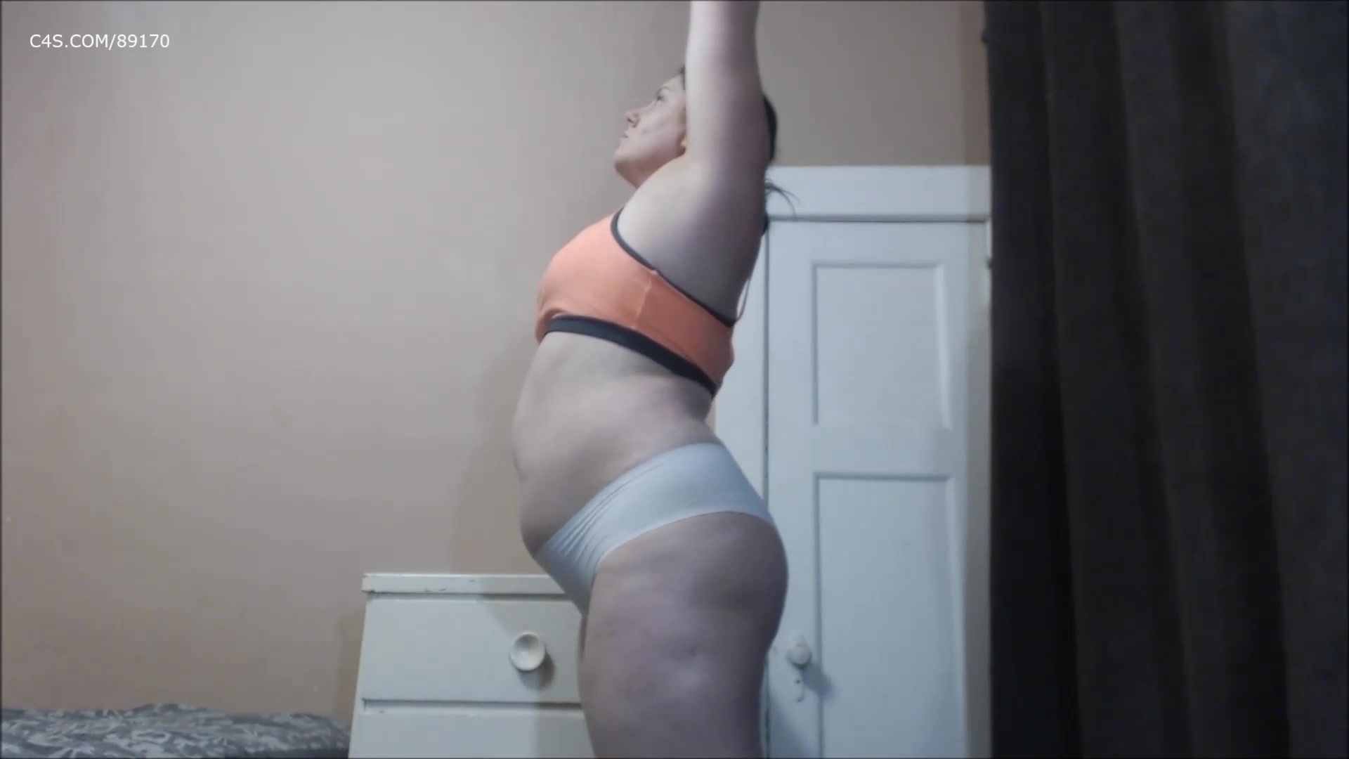 booty4u chubby girl doing stretches xxx free manyvids porn video