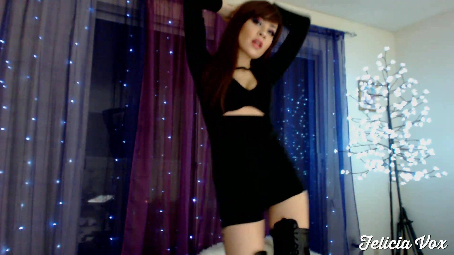 Felicia Vox Asian Brunette Dances With You - ManyVids