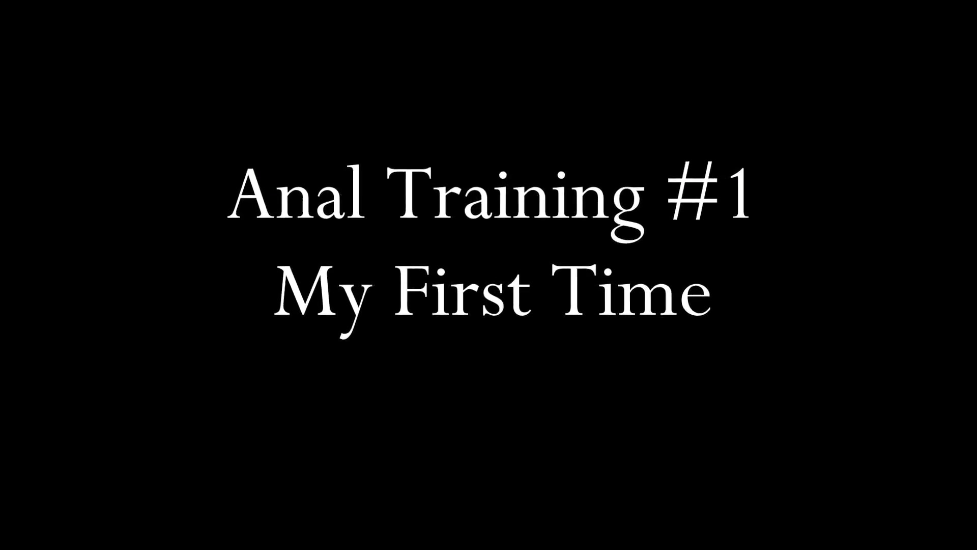 First Amateur Anal Creampie